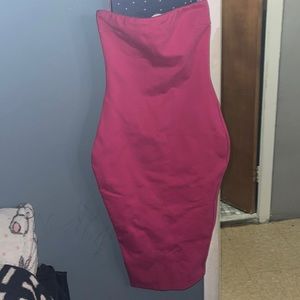 Strapless dress